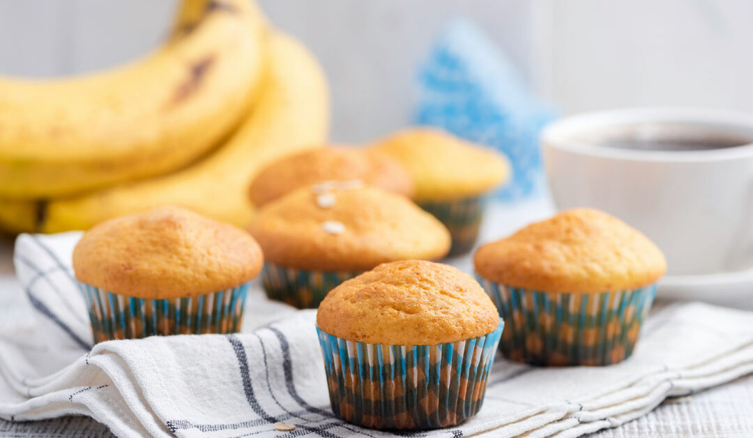 Banana & Chia seed cupcakes (Gluten and dairy free)
