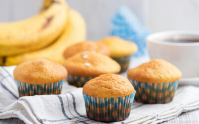 Banana & Chia seed cupcakes (Gluten and dairy free)
